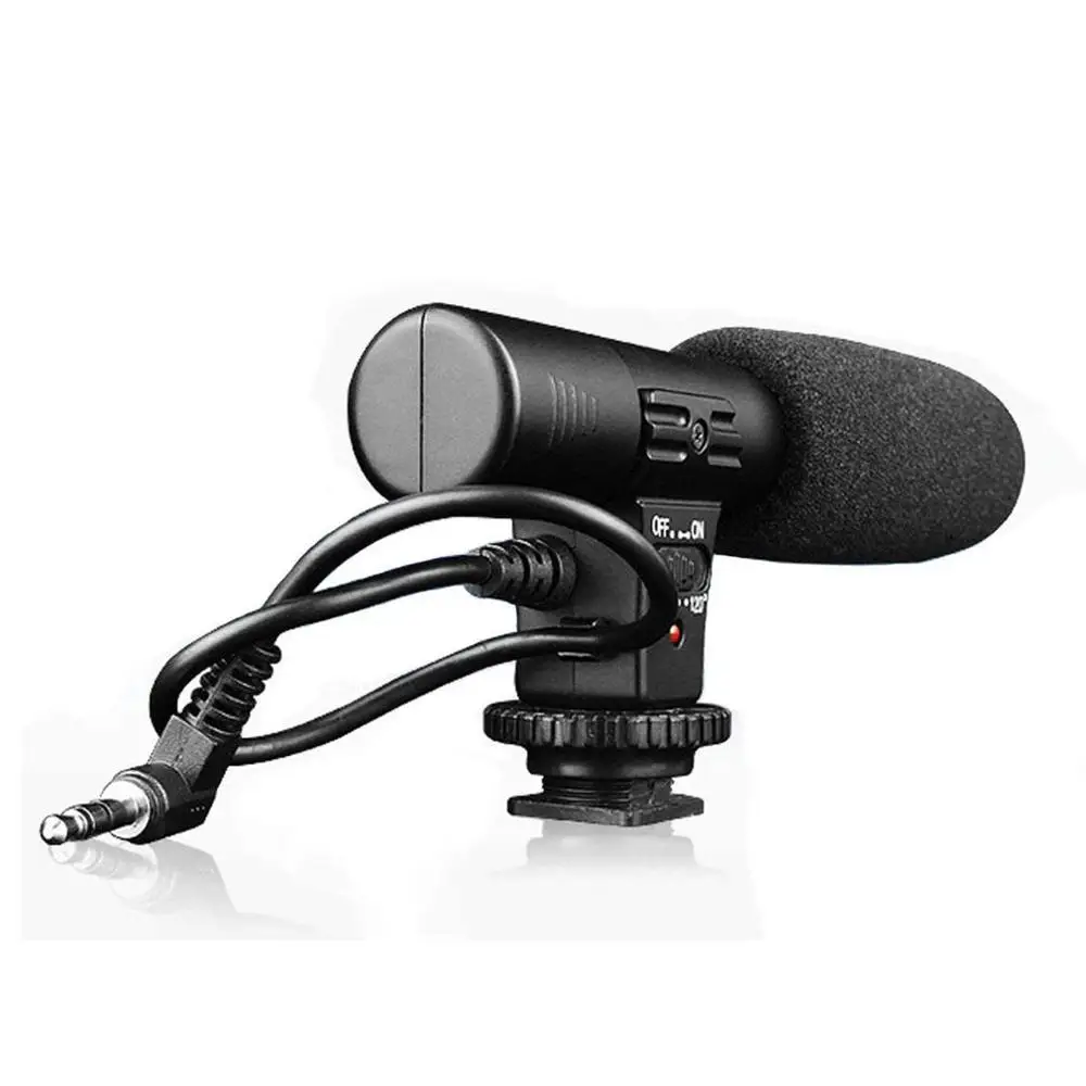 Микрофон для цифровой зеркальной камеры MIC-01 микрофон видеокамеры