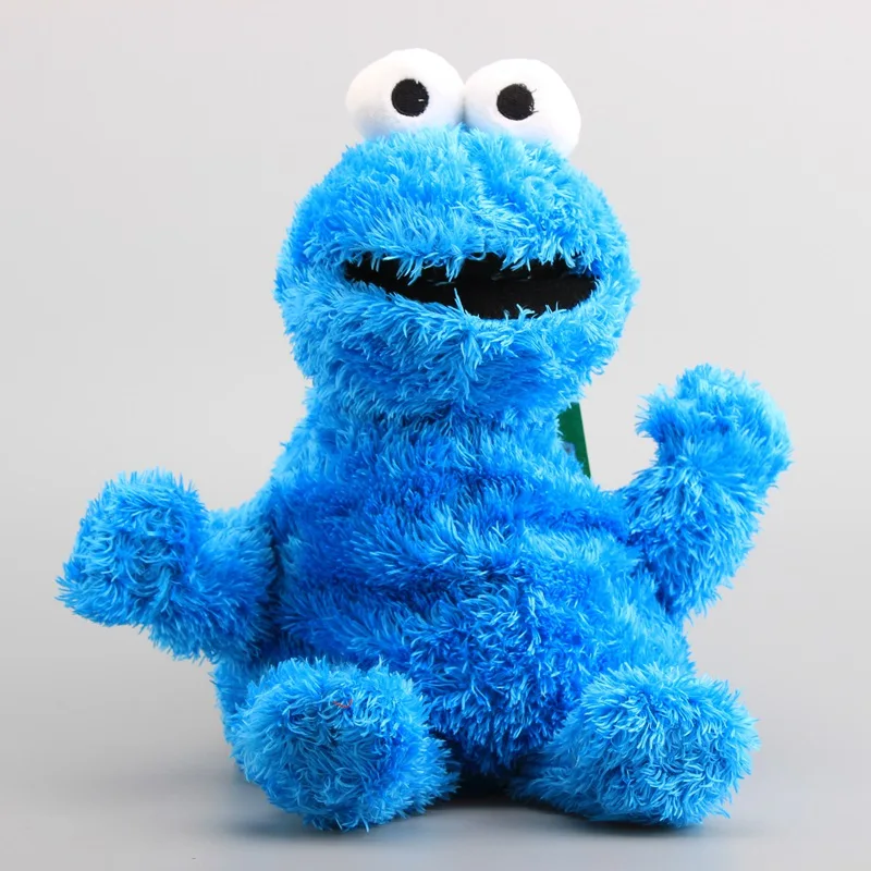 45 см Улица Сезам Плюшевый Рюкзак Красный Elmo Синий печенье парень желтый большая