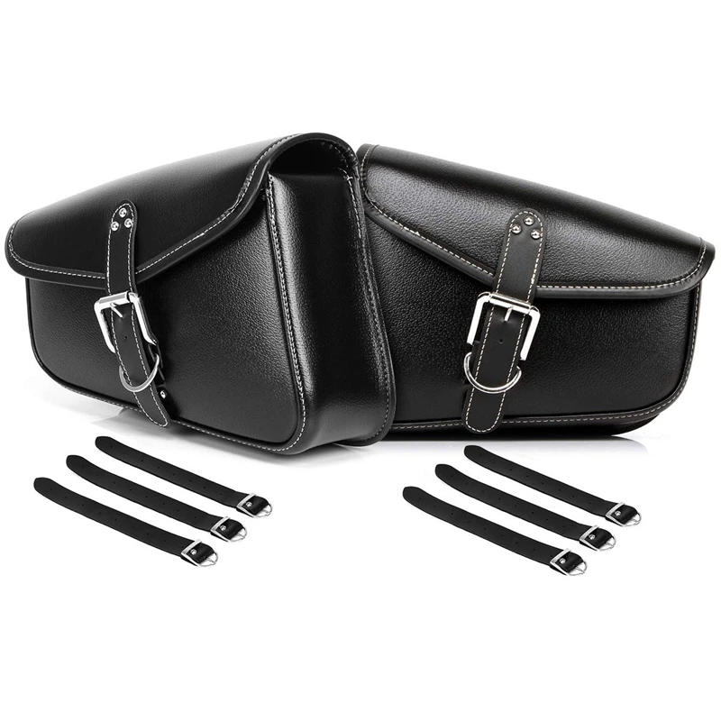 Мотоциклетная сумка для инструментов седельные сумки черная с поворотным