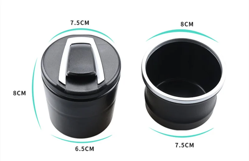 Car Led Ash Tray Ashtray Storage Cup For Dodge Journey Juvc Charger Durango Cbliber Sxt Dart Styling Accessories |