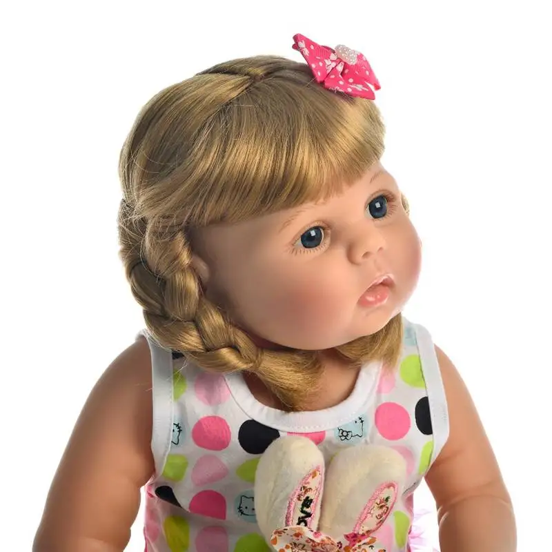 

KEIUMI New Arrival 23'' 57 cm Silicone Full Body Baby Doll Vinyl Customize DIY Hair Adorable Princess Girl Doll Boneca For Kids