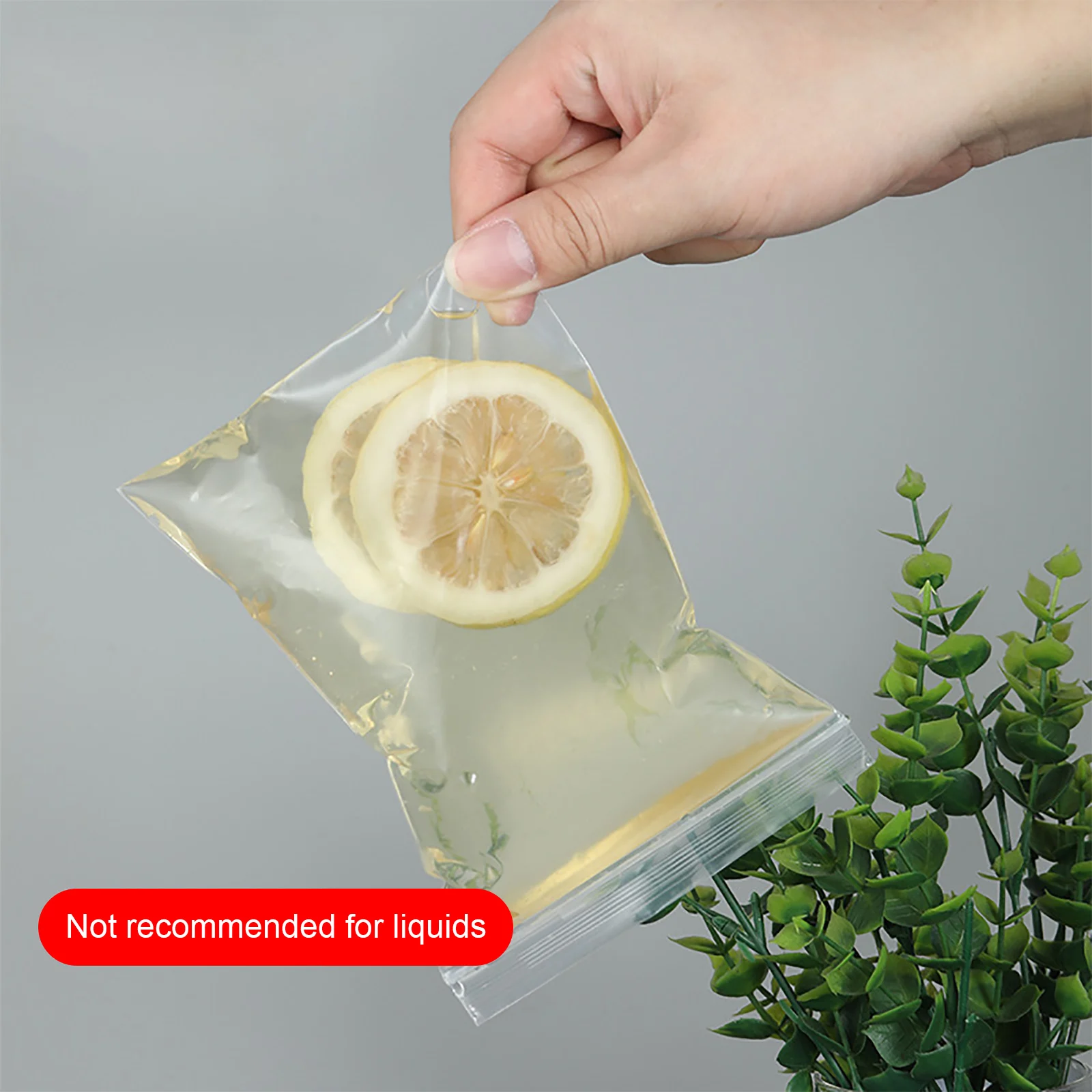 

Самозапечатывающиеся пакеты PE, 100 шт., кухонные пакеты для хранения еды, прозрачный Органайзер на молнии, кухонные приспособления для дома