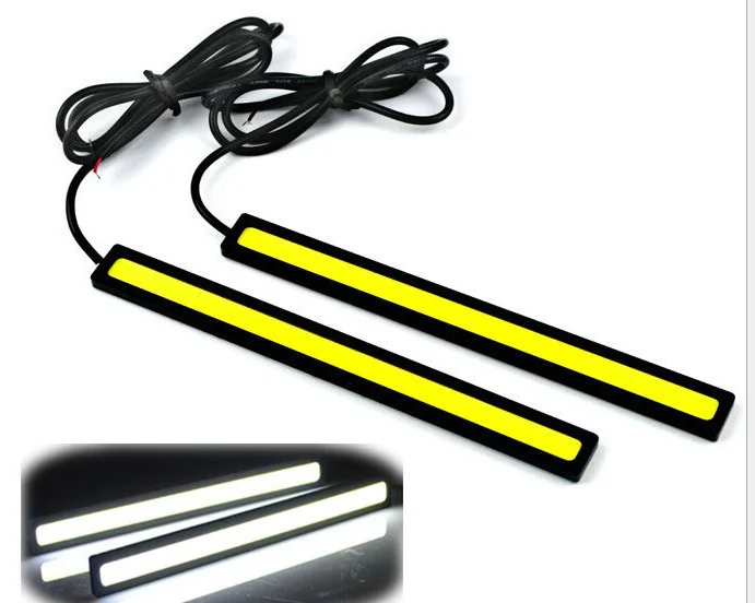 Авто Стайлинг туман светильник s 2 шт. супер яркий гибкий Водонепроницаемый Cob Drl