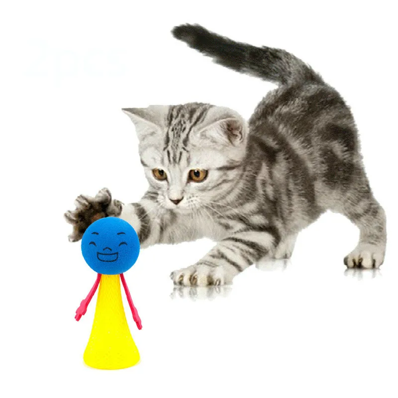SUEF 1 шт. милый и забавный Кот игрушка собака кошка игрушка игрушечный прыгающий мячик кошка игрушка для домашних животных@ 02