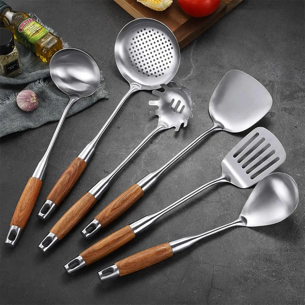 Studyset 304 посуда из нержавеющей стали с длинной ручкой шпатель ложка|Комплекты