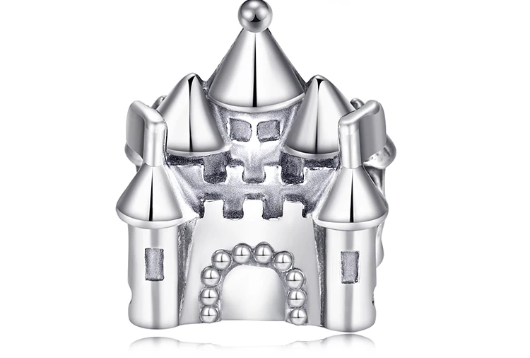 Jewelrypalace 925 пробы серебро сказочный замок бисер Подвески Fit Браслеты подарки для Для женщин Юбилей подарок Модные украшения