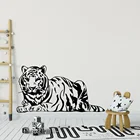 Большая Тигр дикая зверь Наклейка на стену детская комната большая кошка зоопарк сафари животные Настенная Наклейка виниловый домашний декор