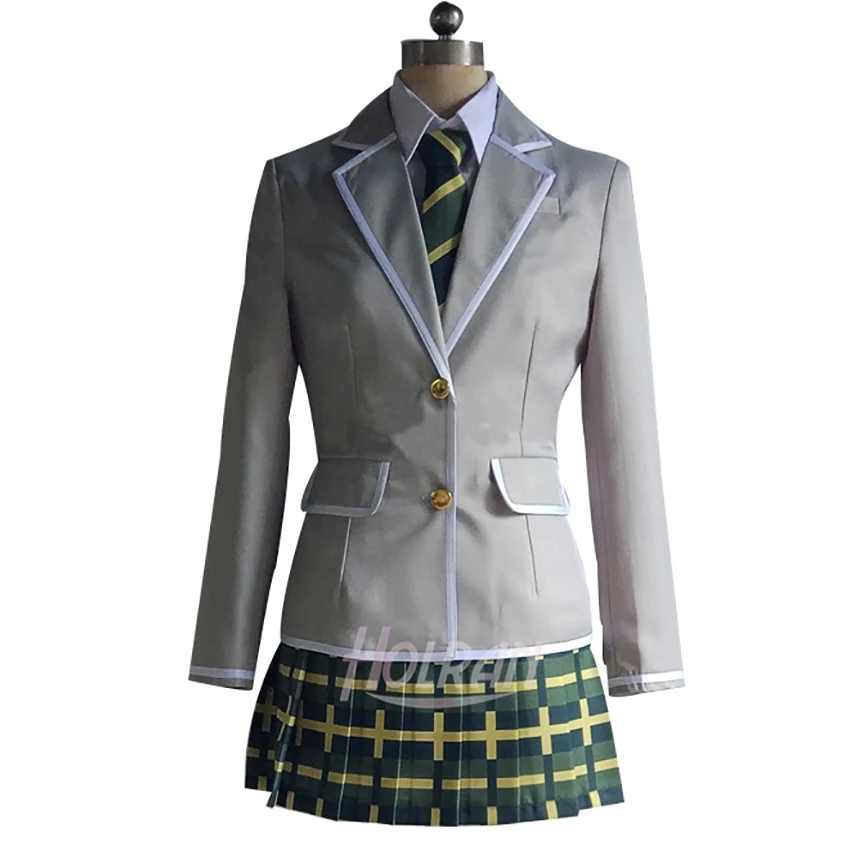

Кампус аниме челка мечта! Косплей Костюм Aoba Moca рубашка пальто платье галстук костюм Хэллоуин вечерние НКА аниме шоу