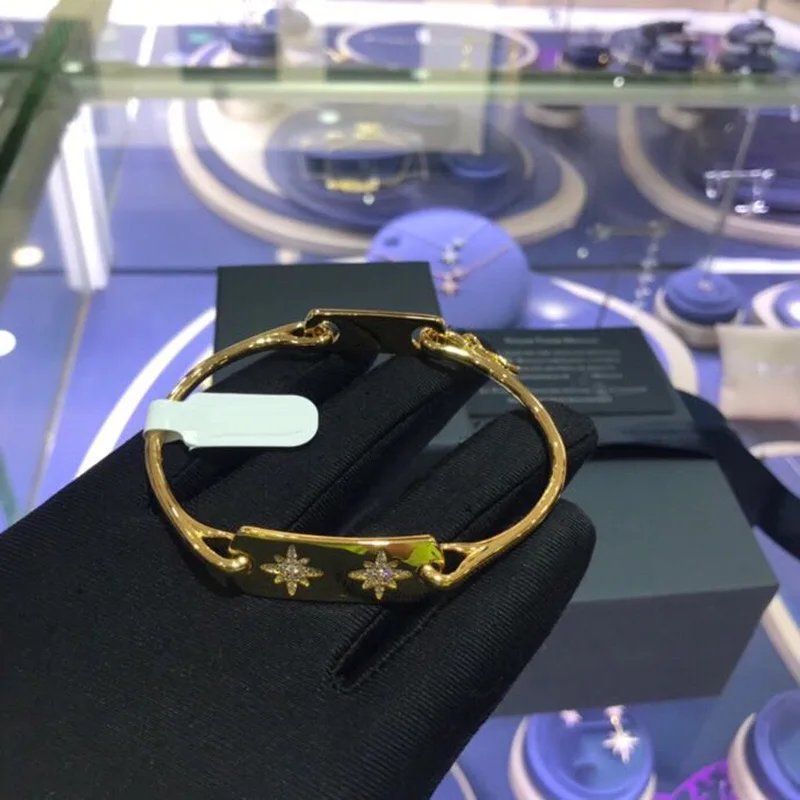 Новое поступление 2020 европейские классические браслеты со звездами брендовые