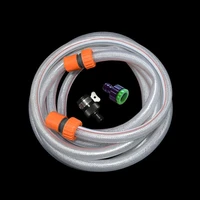 34 flexible garden hose car wash kit round tap connectors garden irrigation hose watering water pipe soft and odorless