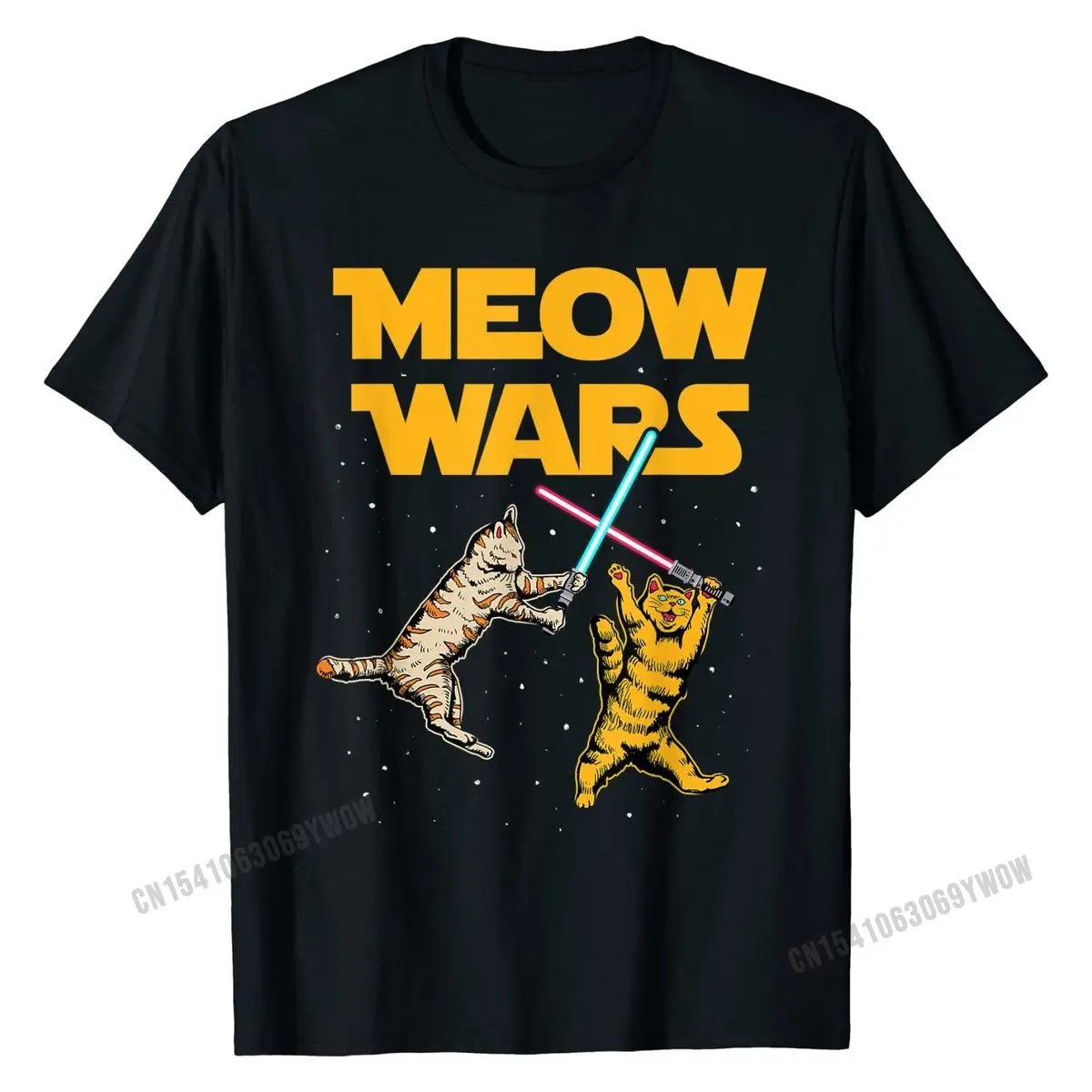 Футболка Meow Wars с забавным котом для влюбленных подарок летние топы рубашки