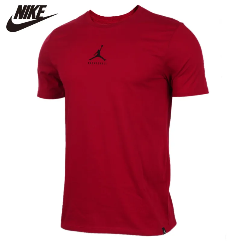 840395-687 Оригинальная продукция Nike red t-shirt быстросохнущие воздухопроницаемые рубашки с короткими рукавами - Цвет: 840395-687