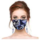 Элегантная маска-бабочка, разноцветная маска с веревкой для маски для женщин, регулируемая многоразовая маска для лица + удлинитель цепочки на шнурке