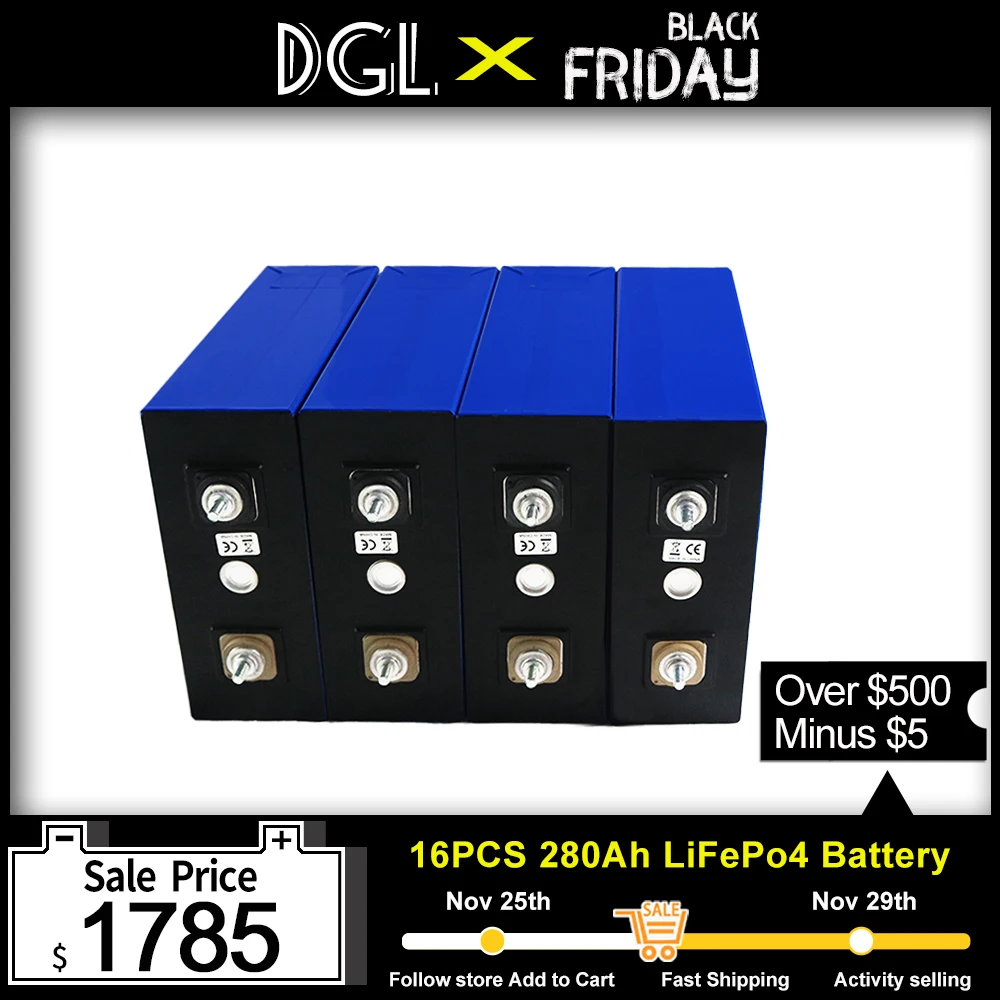 

Аккумуляторная батарея LiFePO4, 16 шт., 3,2 в, а/ч, 12 В, 24 В, а/ч