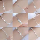 Шармы AIYANISHI из стерлингового серебра 925 пробы, цепочка для женщин, Шарм-манжета, ювелирные изделия на День святого Валентина, подарок, браслет