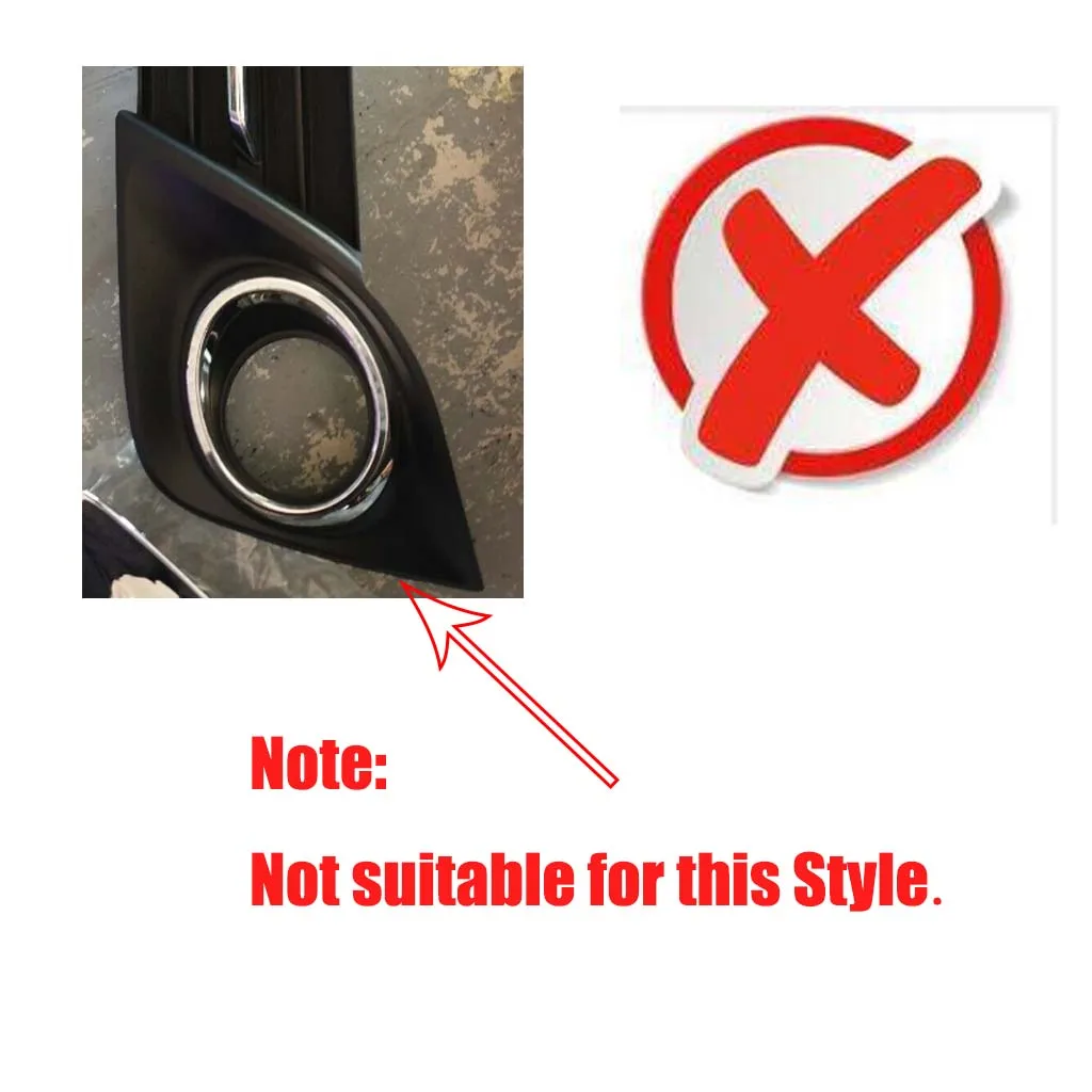 Левая сторона передний бампер противотумансветильник фара ободок наружная