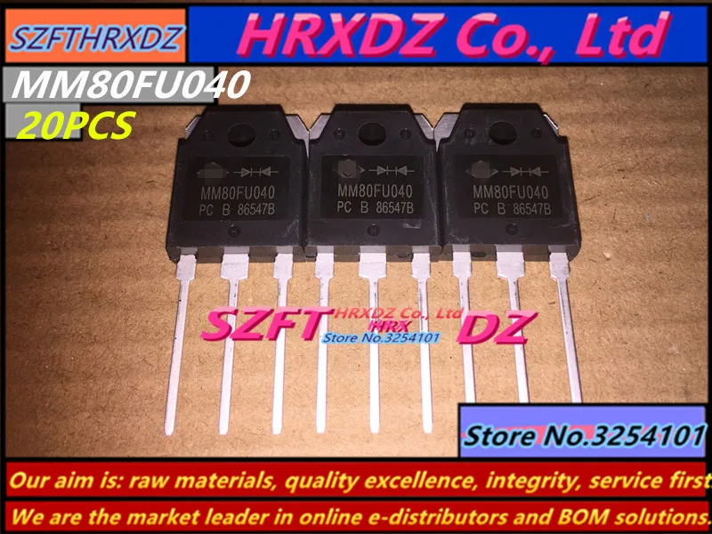 

SZFTHRXDZ 100% new original 20pcs MM80FU040PC MM80FU040 TO3P 80A 400V