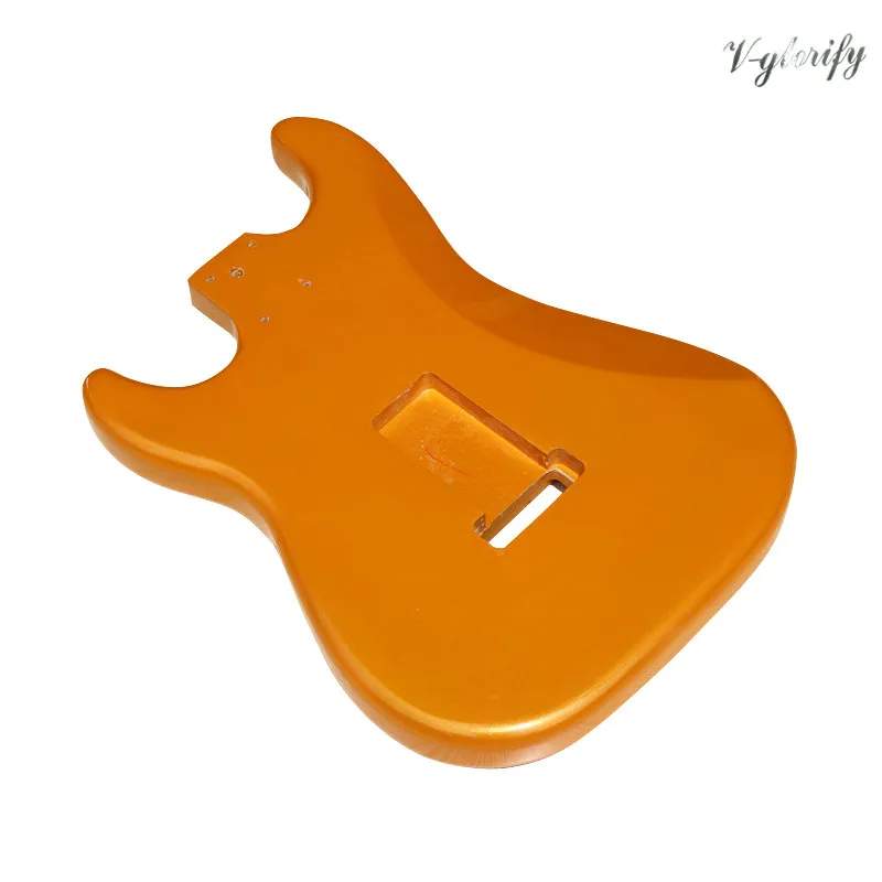 metall dunkler gold farbe aussehen wie dunkler gelb floyd rose st elektrische gitarre körper pappel holz barrel 57 cm tasche breite free global