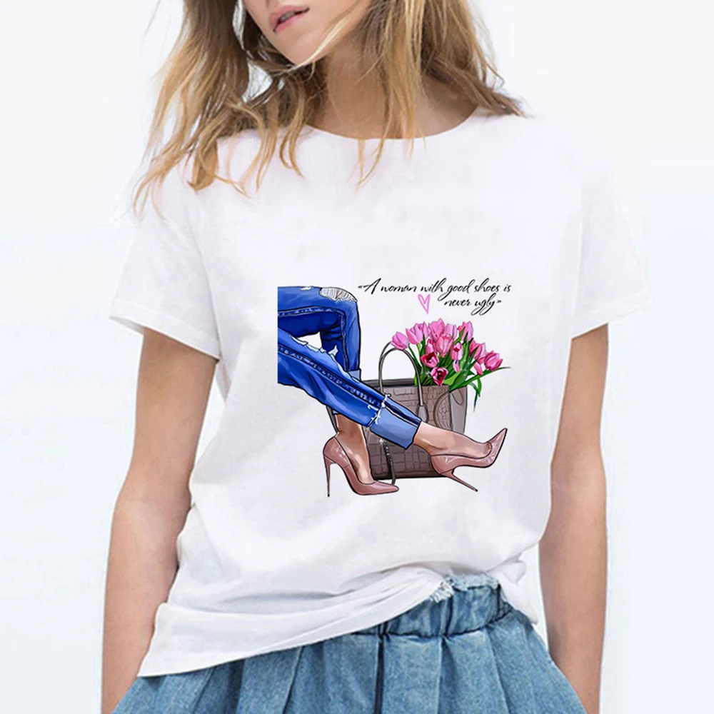 Туфли на высоких каблуках сапоги до бедра Размеры d Женская футболка в Корейском