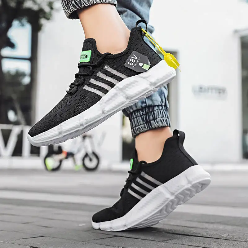 

32-39 Sneakers Man Summer 2021 High-End Sneakers Sport White Men Running Shoes Sneakers Us 3 Yellow Sports Shoes Slip On Tennis