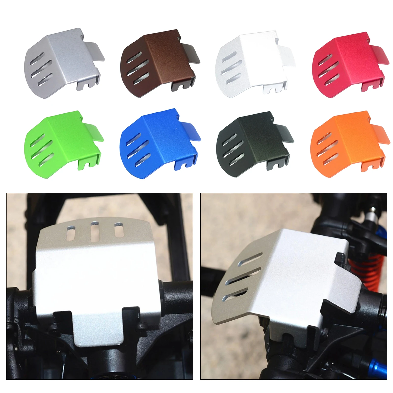 

RC металла коробка Нижняя Защитная Для 4 RC Рок детали гусеничного трактора