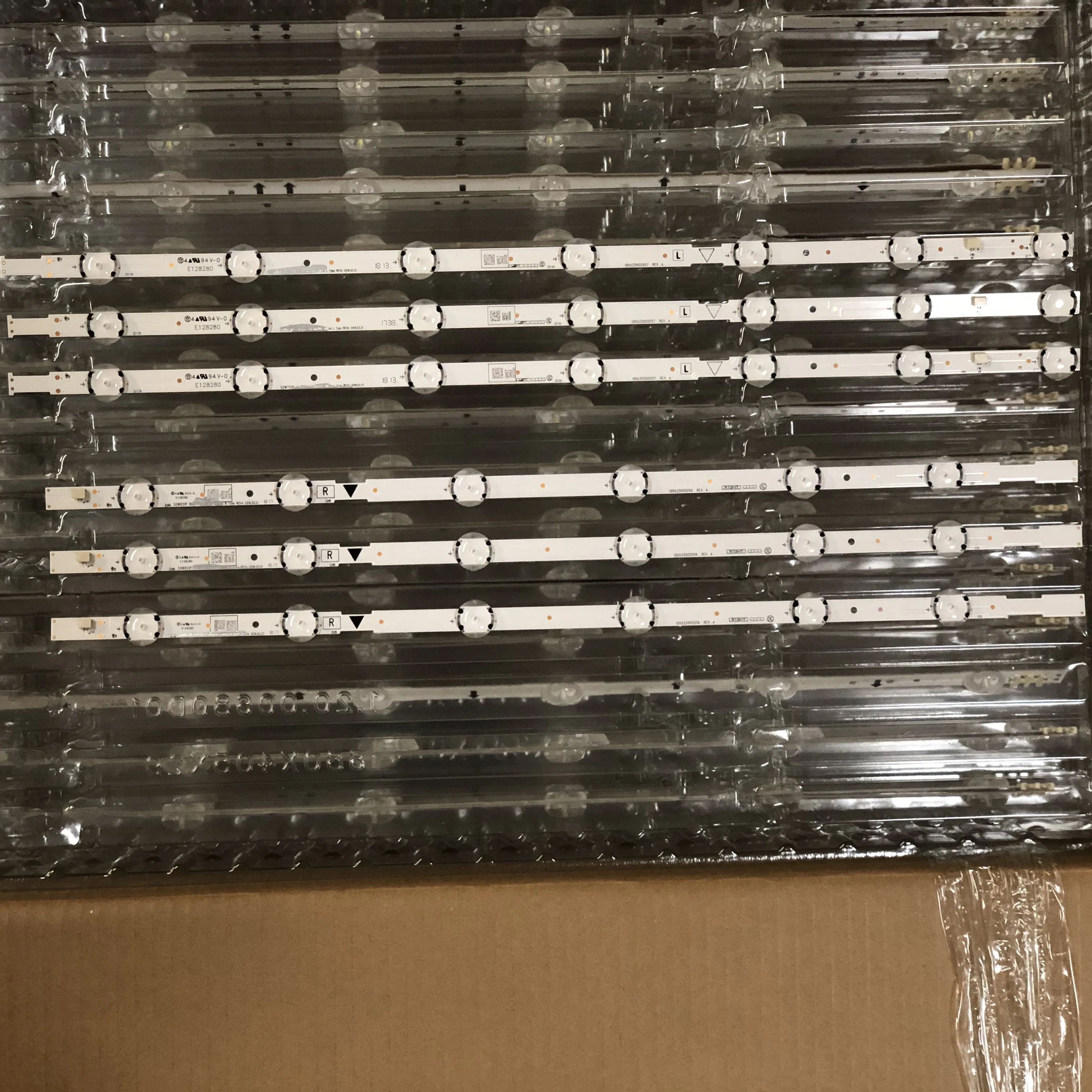 6 шт./комплект светодиодная лента для подсветки VE128280 FW50D36FB 50W6S1P 50W7S1P UDULED0GS056 UDULED0GS057