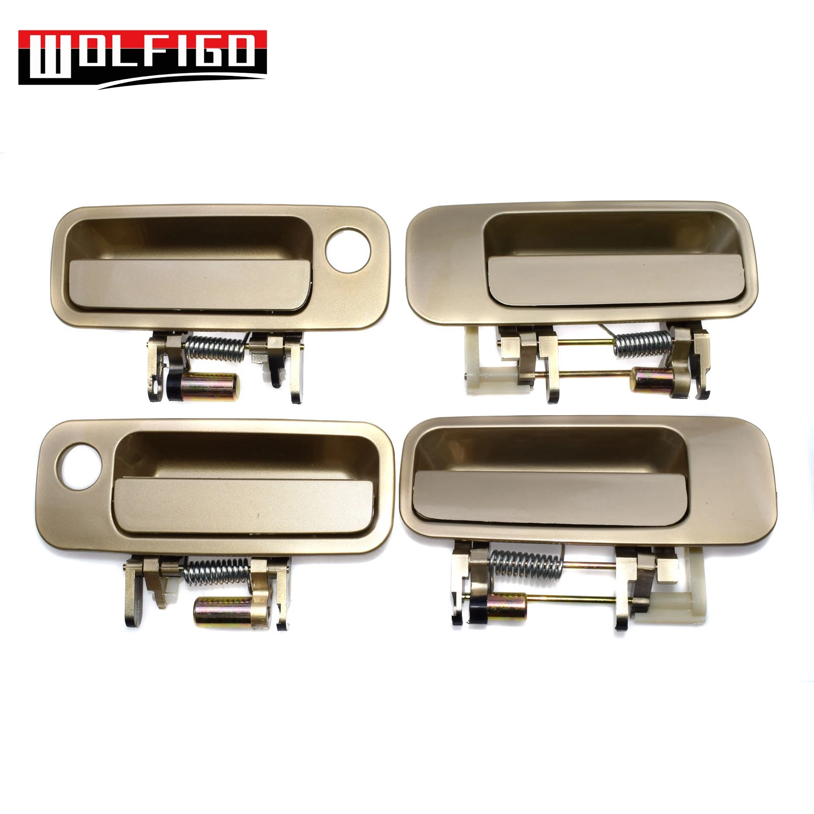 WOLFIGO Новые Бежевые ручки для Toyota Camry 1997 2001 передние и задние наружные дверные