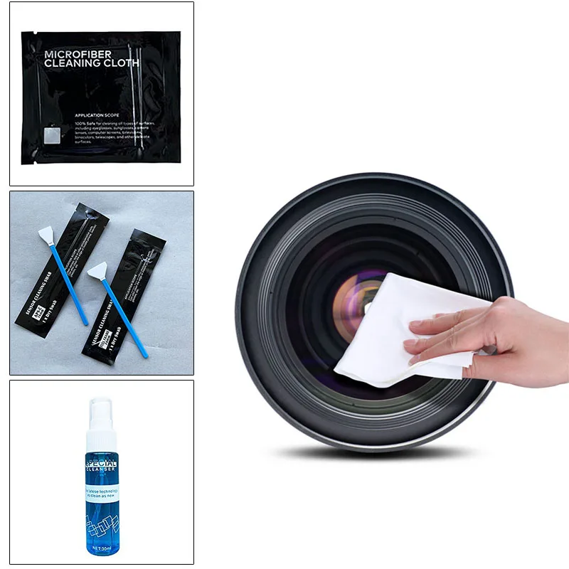 Многофункциональный набор кисточек для чистки полнокадрового датчика объектива