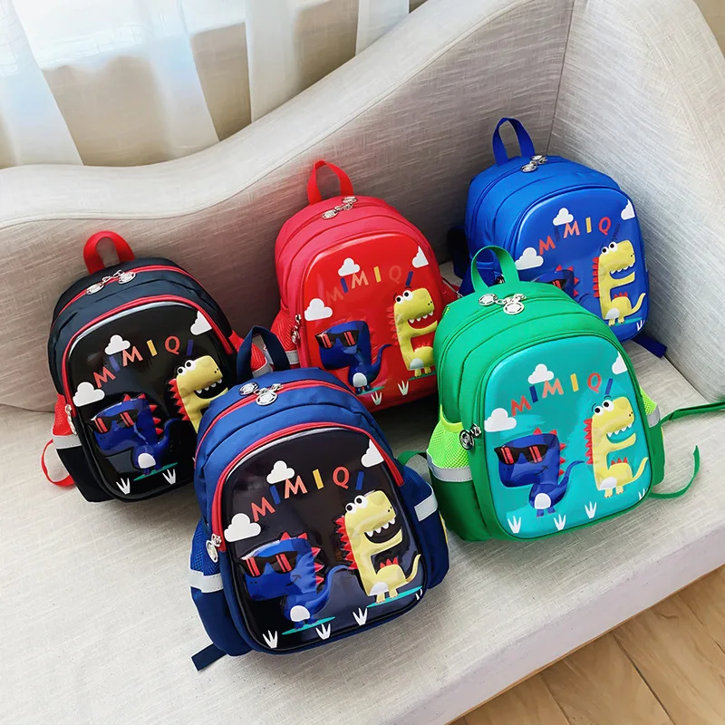 

2020 New Style Anti-Lost er tong bao Cartoon Dinosaur Backpack Kindergarten School Bag Preventing Spillage Backpack