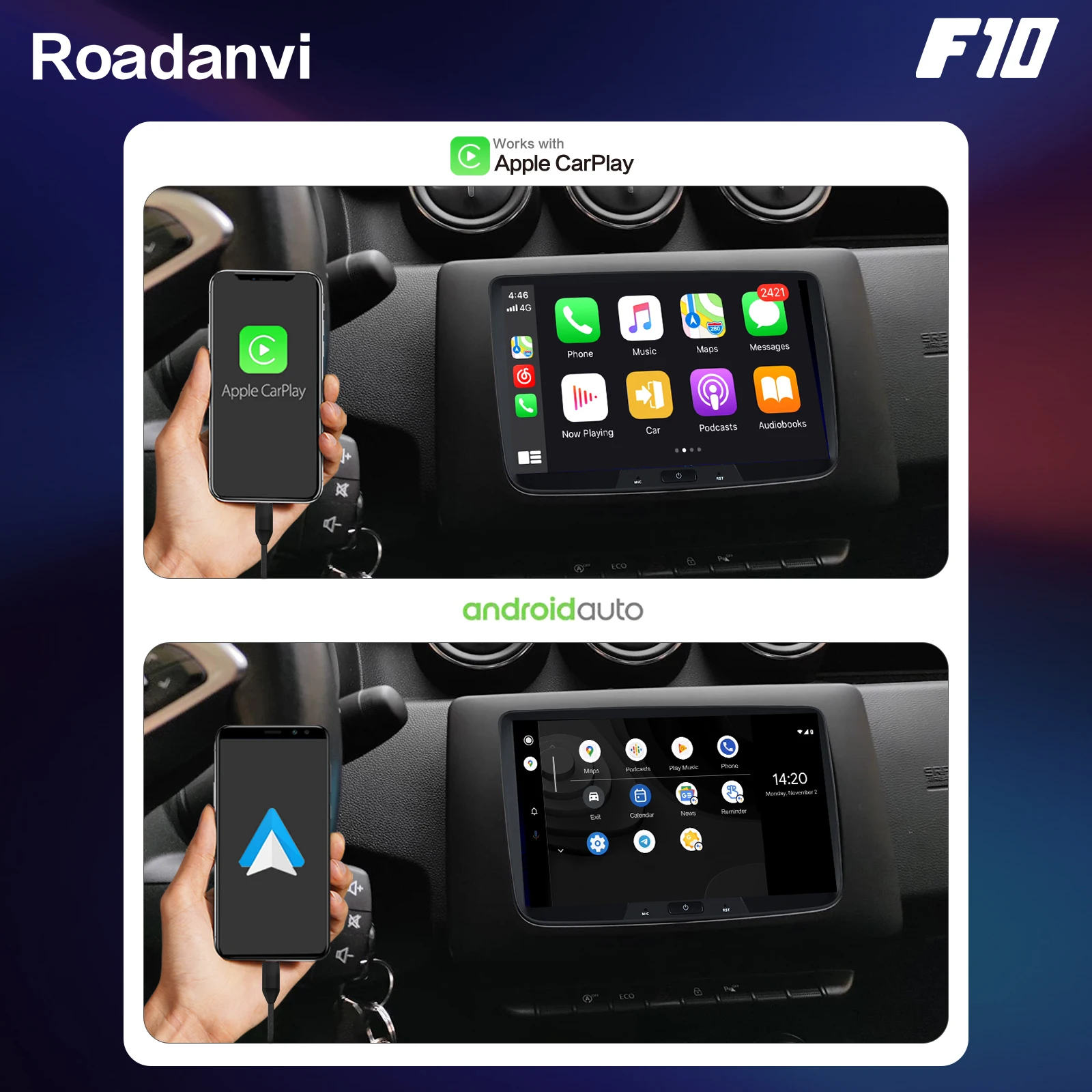 Автомобильный мультимедийный плеер на Android 10 0 стерео-радиоприемник 8 дюймов для