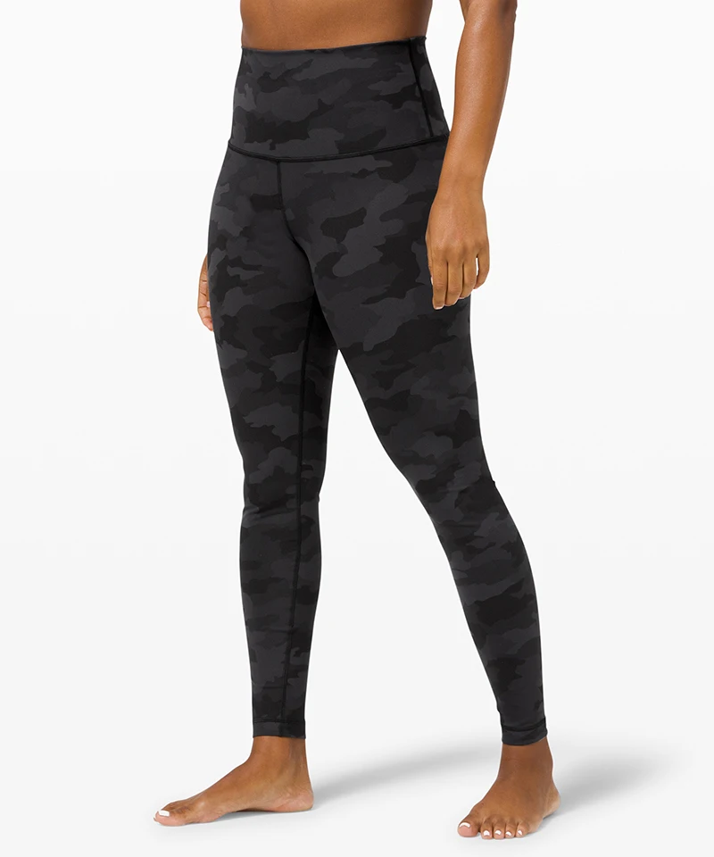 New Women Pants High Waisted Black Camouflage Sport Workout Push Up Elastic Seamless Leggings Cardio Training Breathable Pants