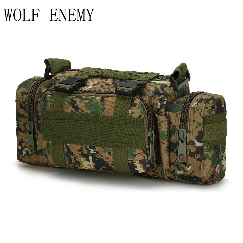 Походная уличная поясная сумка 600D водонепроницаемая через плечо из ткани