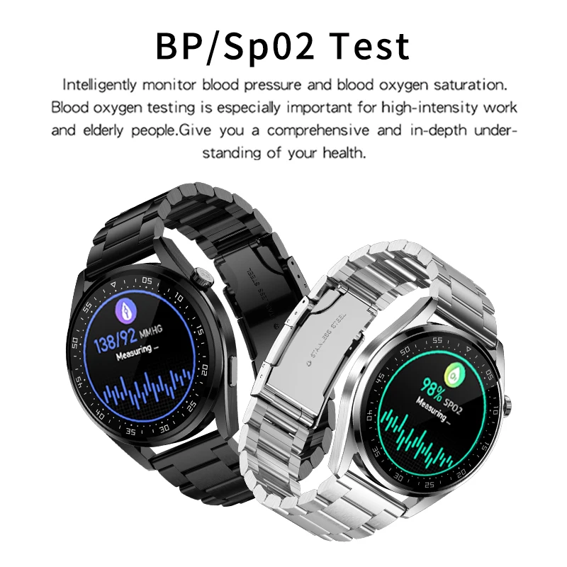 Смарт-часы мужские спортивные водонепроницаемые Bluetooth для Android/iOS | Электроника