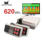 Data Frog 8-битная консоль для NES Ретро 620 Мини ТВ Dendy игровая консоль Проводная Классическая игровая консоль семейная консоль AV OUT