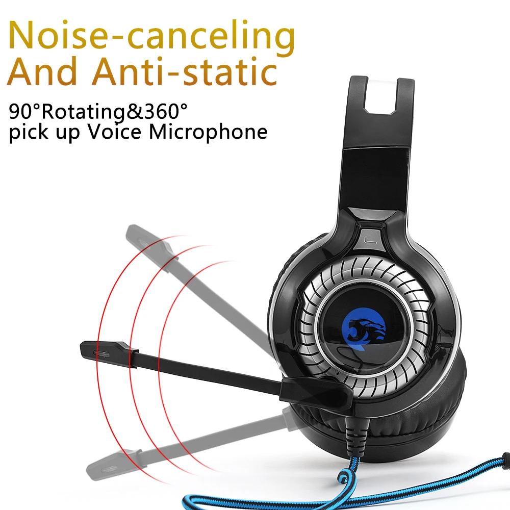 4D стерео High end светодиодный Pro игровая гарнитура для Nintendo Switch PS4 Xbox One и ПК HD Mic