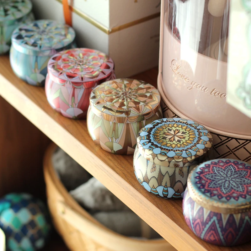 20 шт Ретро жестяная коробка конфетная Ювелирная монета контейнер для хранения