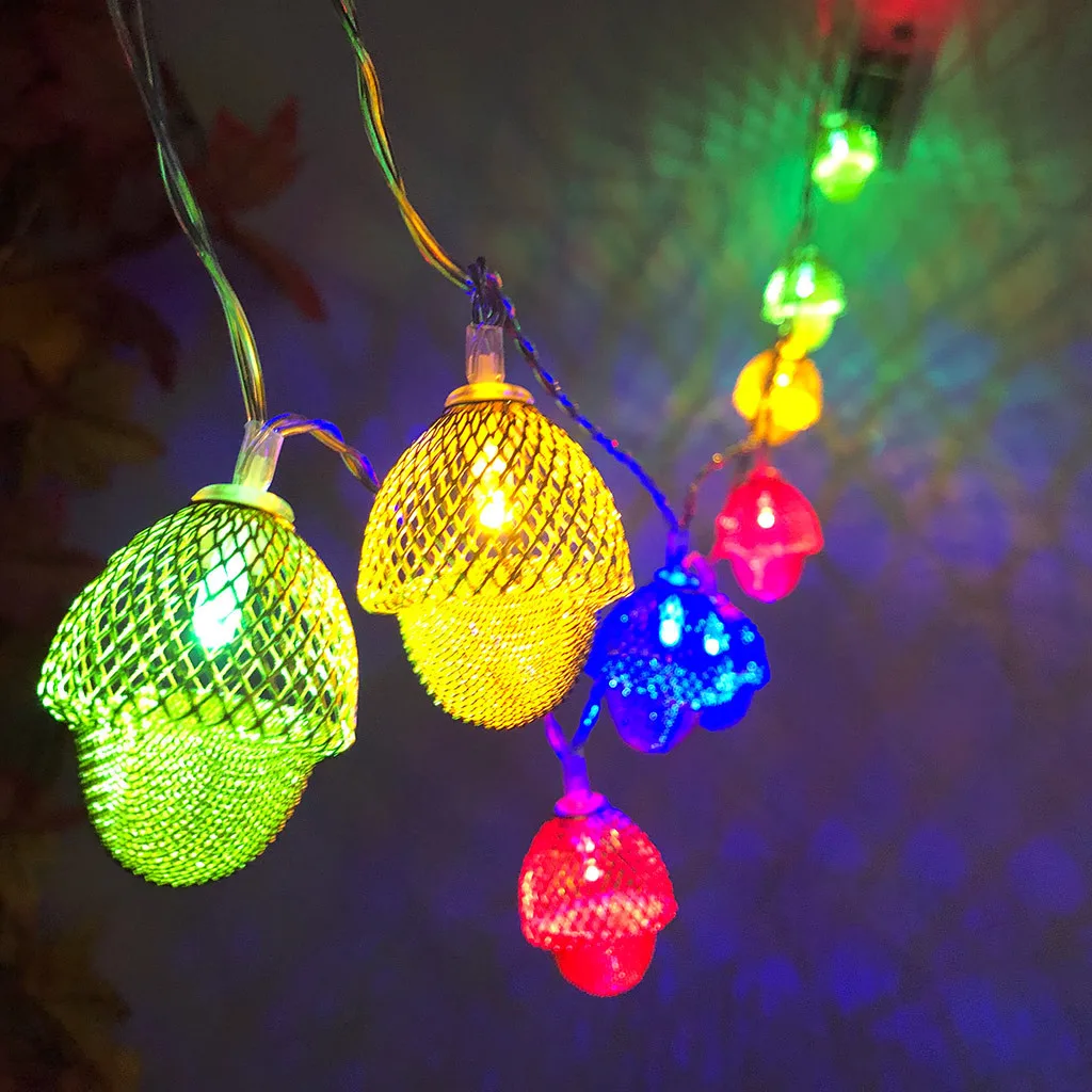 2019 осень новые рождественские светодиодные лампы струны вечерние сад украшения