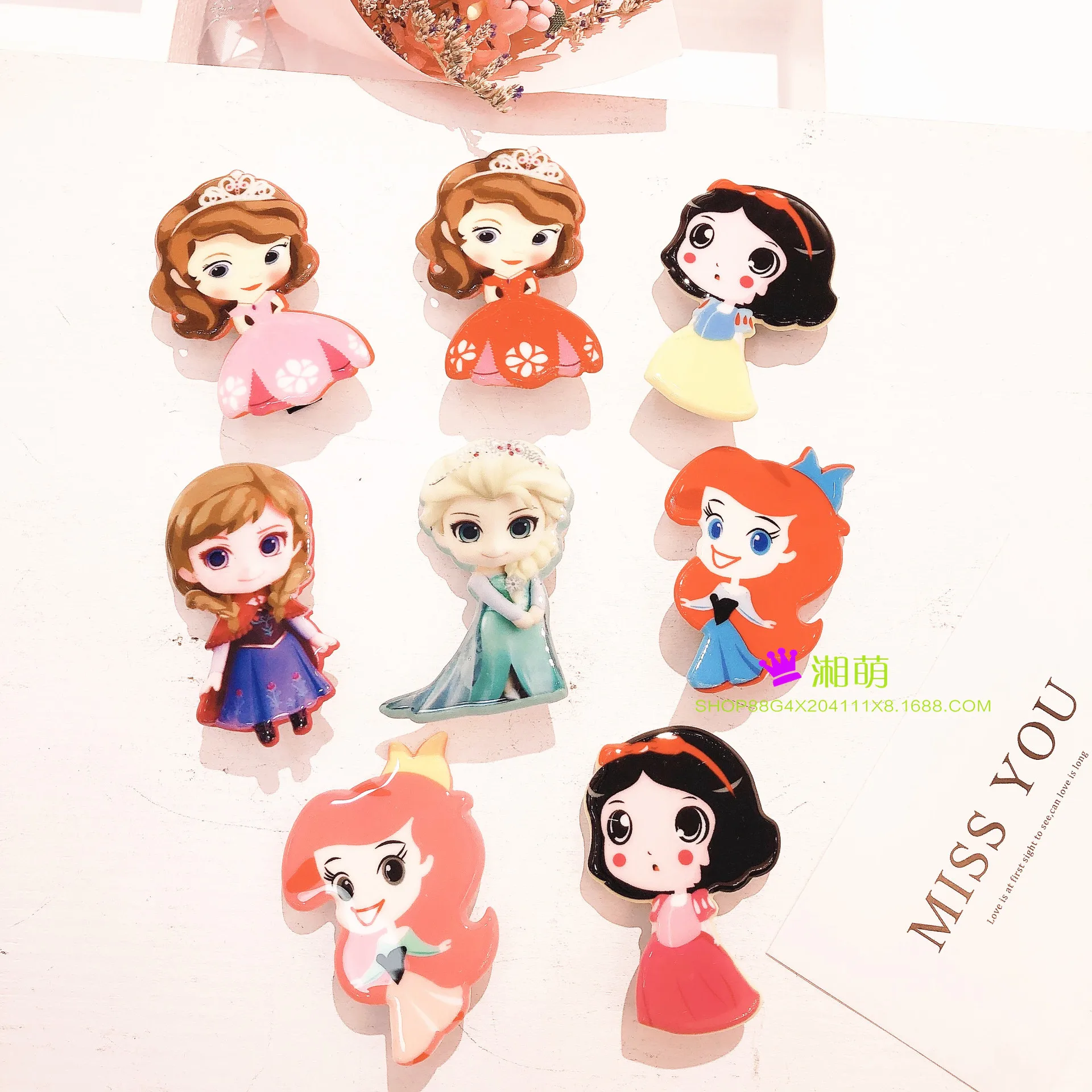 Детские аксессуары для волос Disney кукол Эльзы Белоснежки принцессы Анны