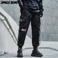 single road mens cargo pants men 2021 multi pockets techwear joggers hip hop japanese streetwear trousers jogging pants for men