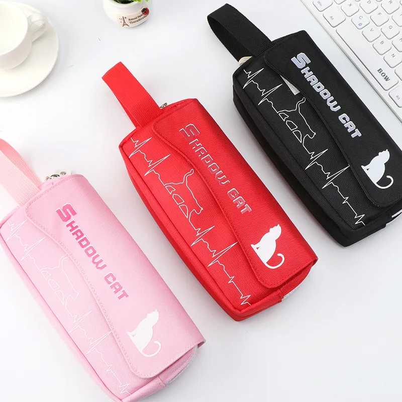 Пенал для девочек школьные корейские канцелярские принадлежности милый пенал