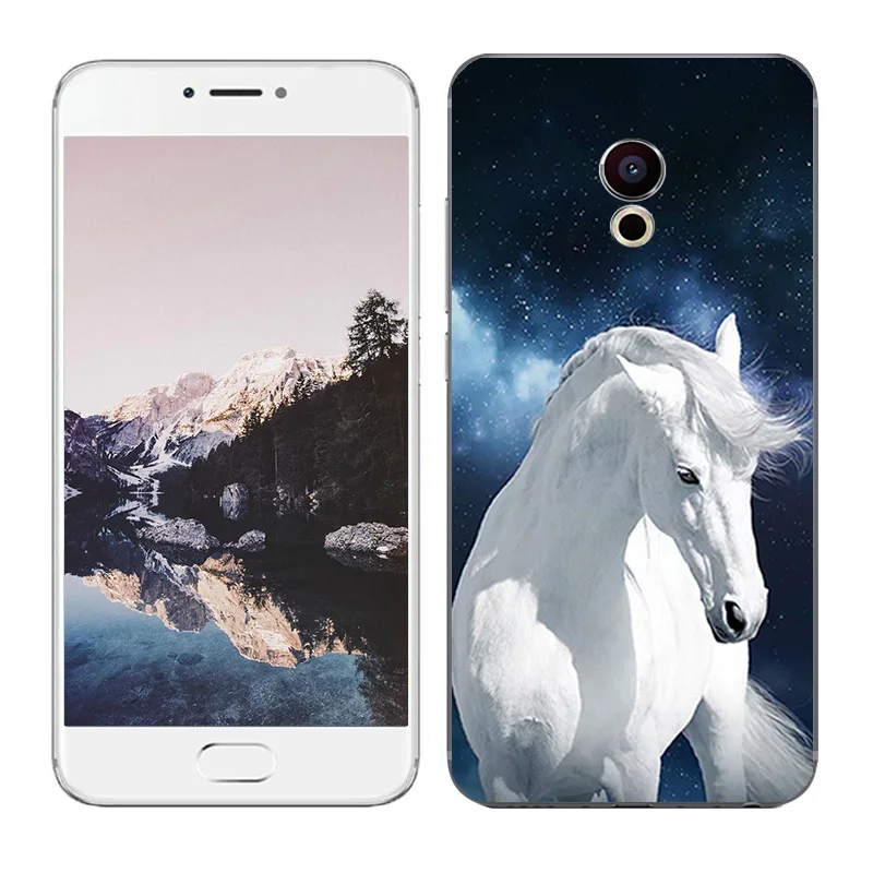 Чехол для телефона Meizu Pro 6 Plus чехол на заднюю панель Pro6 крышки Чехлы мобильного из