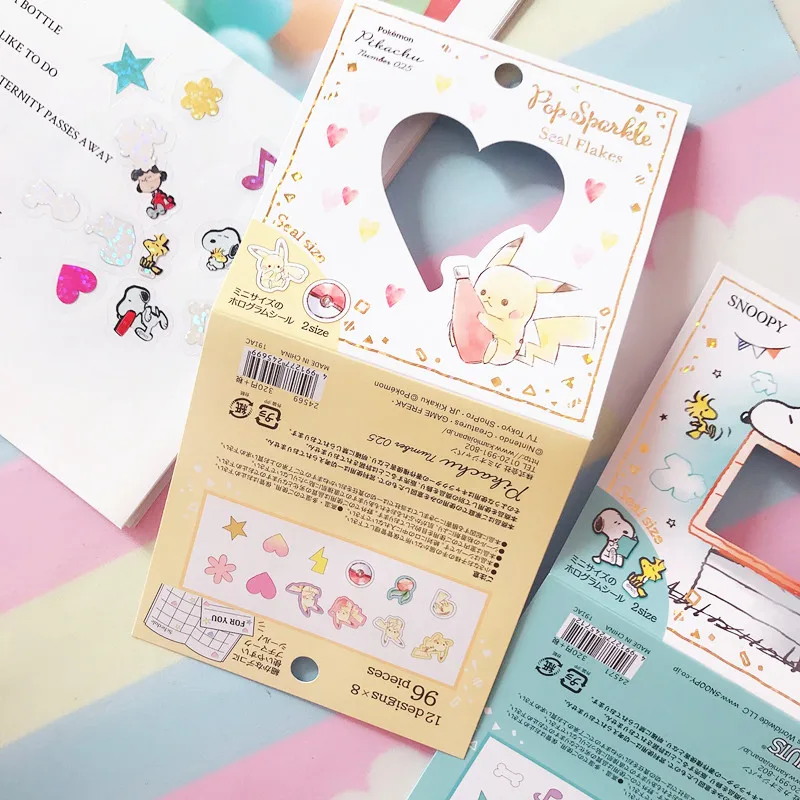 96 детской креативной милой мультяшной мелодии флэш-наклейки Скрапбукинг