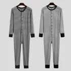 Комбинезон женский, с длинным рукавом, в полоску