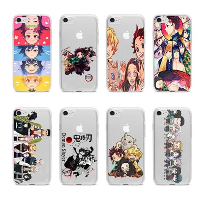 Kamado Nezuko Kimetsu no Yaiba Demon Slayer TPU мягкий чехол для телефона iPhone 5 5S SE 6 7 8 Plus X XS 11 11pro Fundas