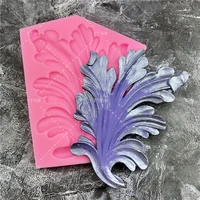 soft classic flower totem chocolate silicone mold fondant cake jelly decoration baking tool moulds reusable material