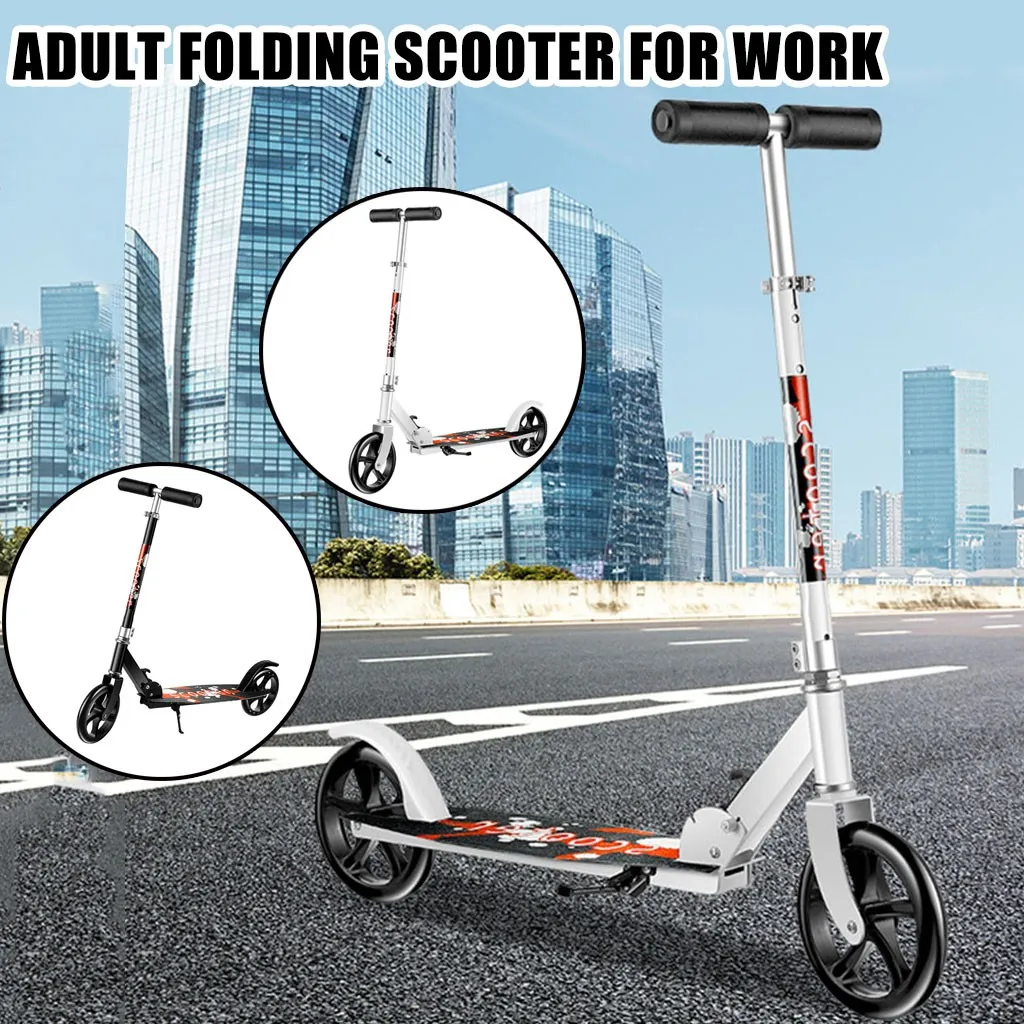 Легкий складной мини скутер для взрослых переносной двухколесный занятий