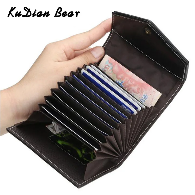 KUDIAN EBAR минималистичный держатель для кредитных карт кошелек женский кошелек из искусственной кожи визитница Чехол для карт Tarjetero FED668 PM49