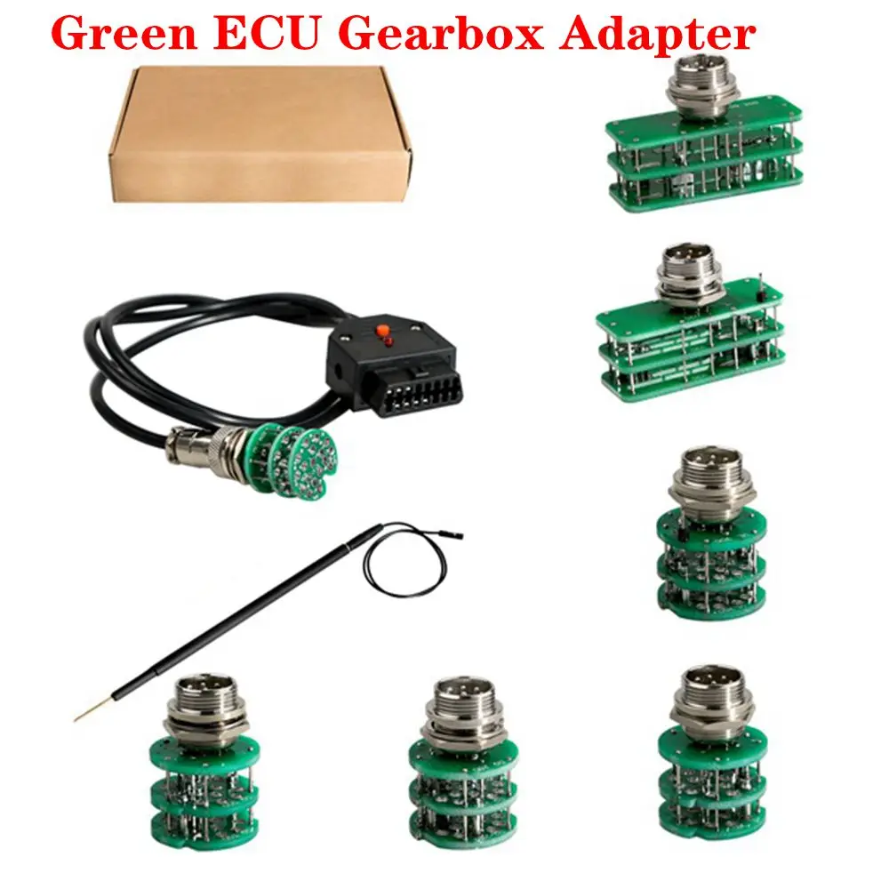 KTMFLASH V1.95 ECU программист и трансмиссия инструмент для обновления питания KTM Flash OPENPORT J2534 кабель с зеленым адаптером BDM22pcs - Цвет: Green Adapter