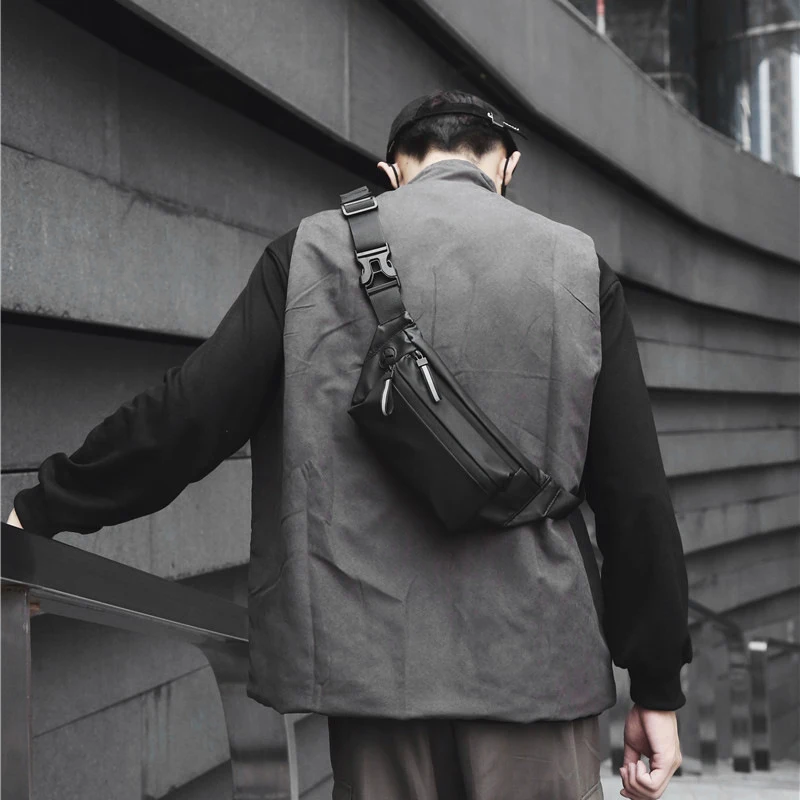 

Waterproof Man Waist Bag Fashion Chest Pack Outdoor Sports Crossbody Bag Casual Travel Male Bum Belt Bag
