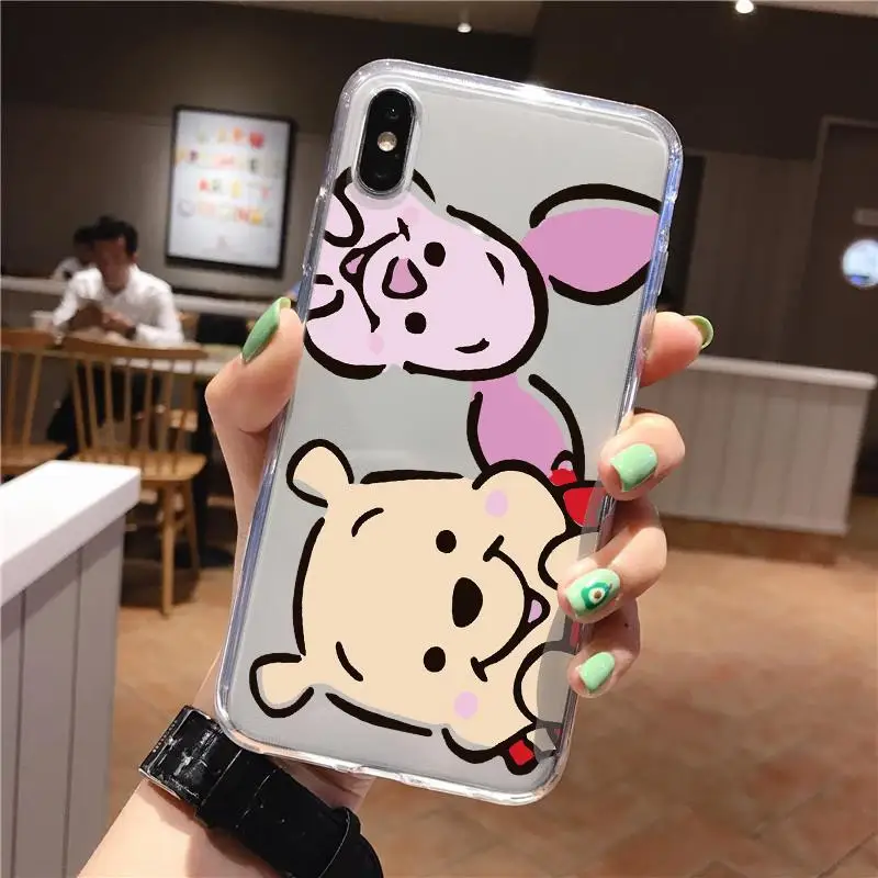 Милый мультяшный мягкий чехол из ТПУ s для iPhone XR для iPhone X XS Max 5 5S S SE 4 4S 8 7 5C 6 6S Plus 11 Pro Max чехол Fundas - Color: wnxheng